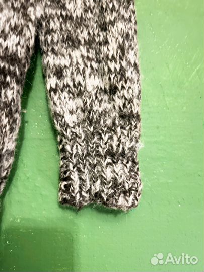 Свитер вязанный шерстяной колючий р50 унисекс