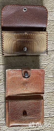 Кошелек СССР Латвия кожа бу 2 шт