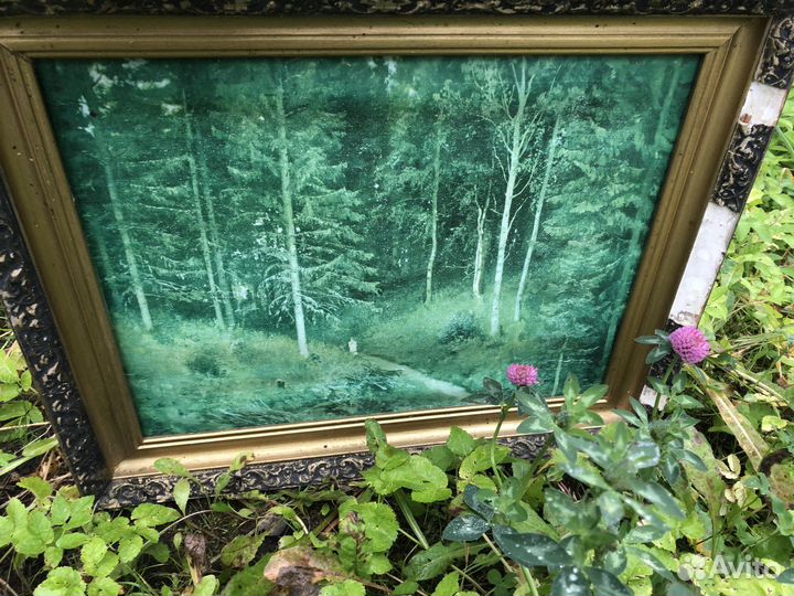 Картина Репродукция И. Шишкин тропинка в лесу