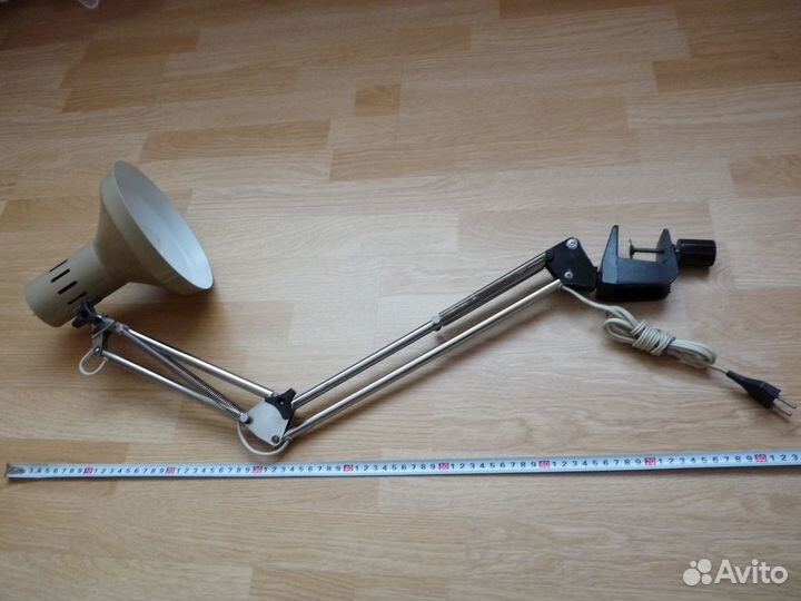 Лампа чертежника на струбцине СССР оригинал