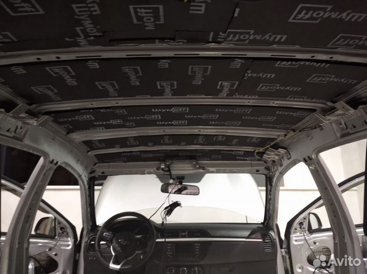 Комплект шумоизоляции потолка Kia Rio Xline