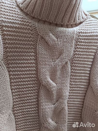 Свитер крупной вязки женский