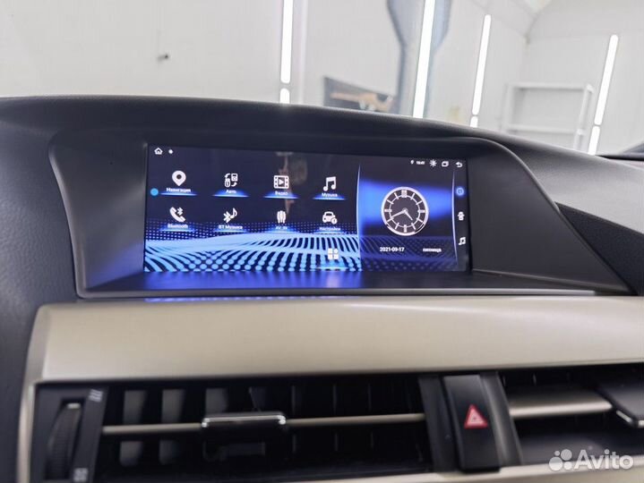 Монитор android на lexus rx 350