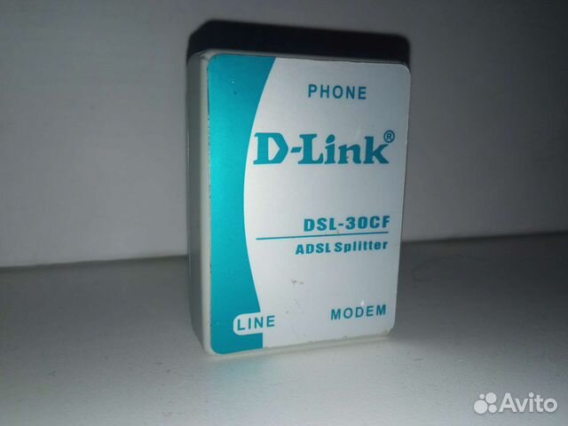 D-Link adsl splitter dsl-30cf
