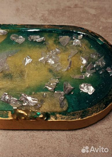 Подставка ручной работы из эпоксидной смолы