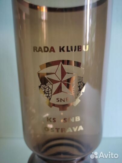 Ваза из цветного стекла Bohemia