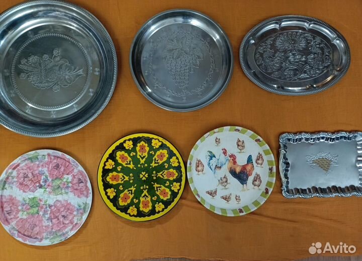 Поднос металлический