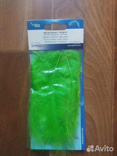 Декоративные перья