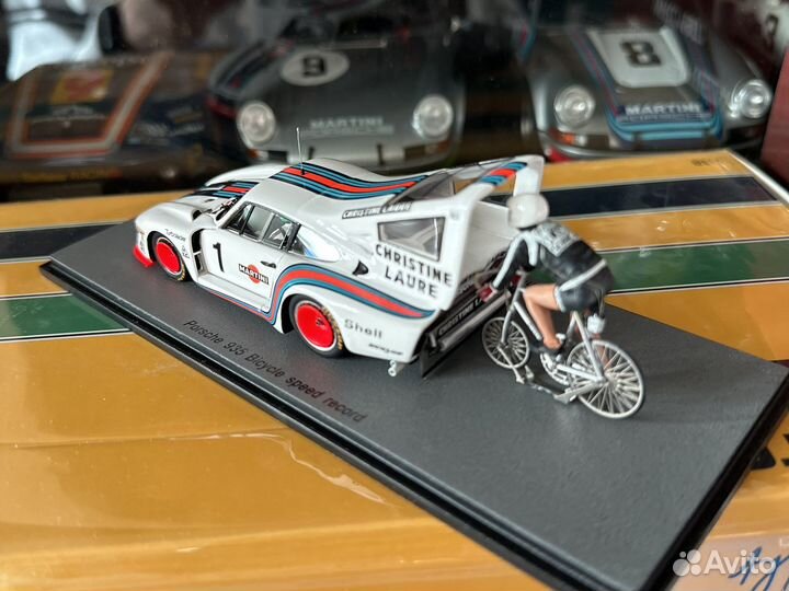 Porsche 935 Bicycle Speed Record 1/43 Spark