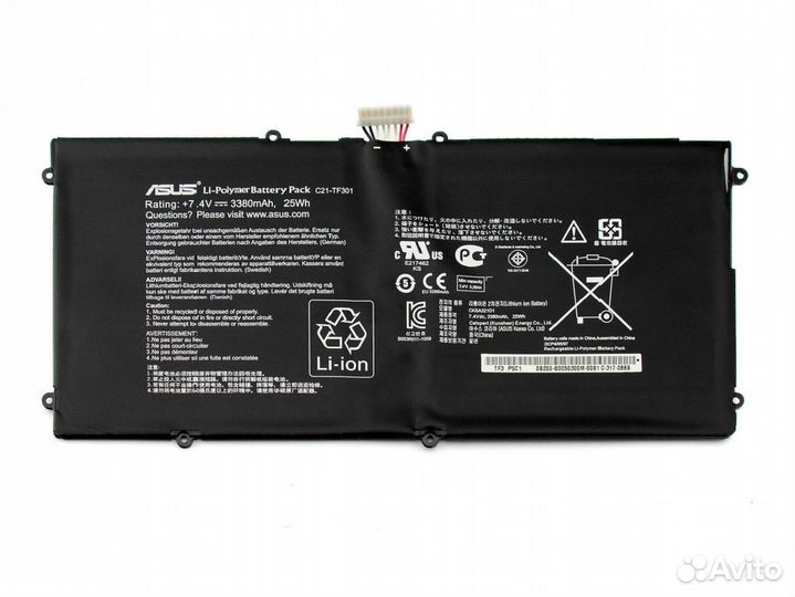 Аккумулятор новый C21-TF301