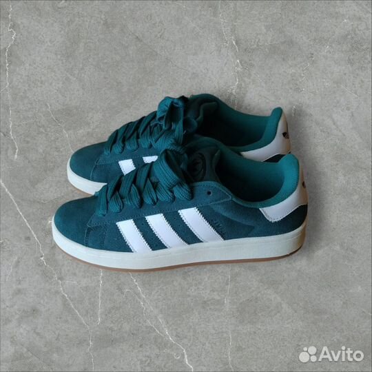 Кроссовки Campus 00s Dark Green White