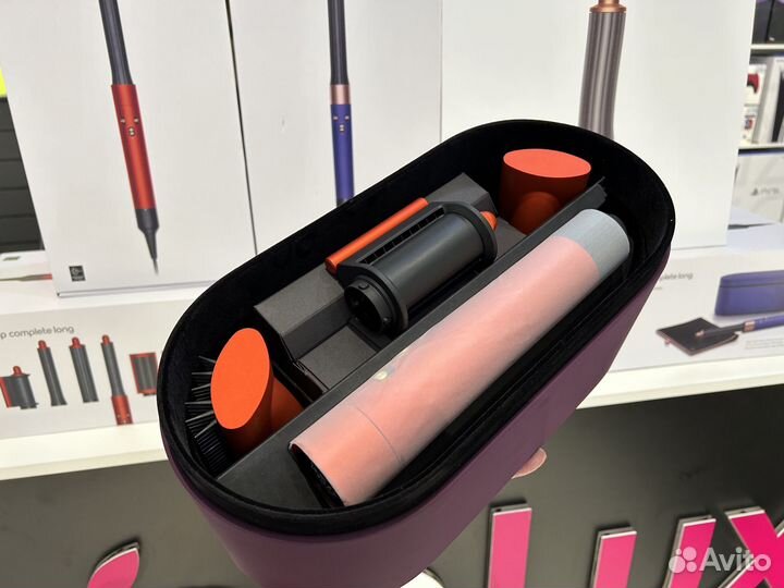 Dyson Airwrap Short (Синий/Розовый)