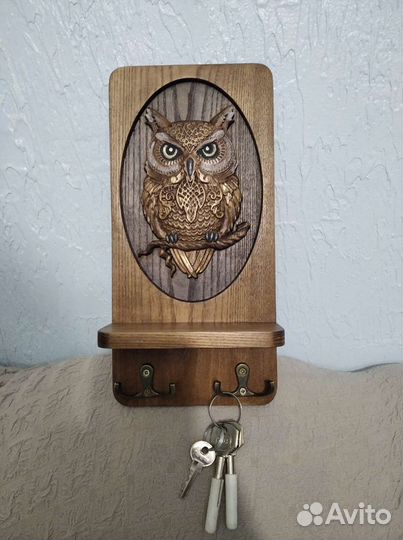 Ключница настенная из дерева