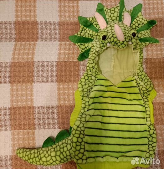 Праздничный костюм для мальчика динозавр
