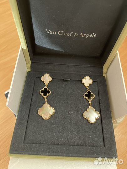 Серьги Van Cleef & Arpels, 3 мотива