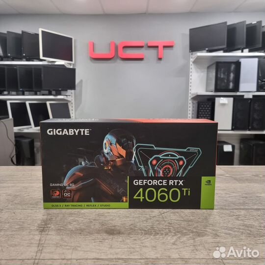 Видеокарта gigabyte RTX 4060 TI gaming 8GB (новая)