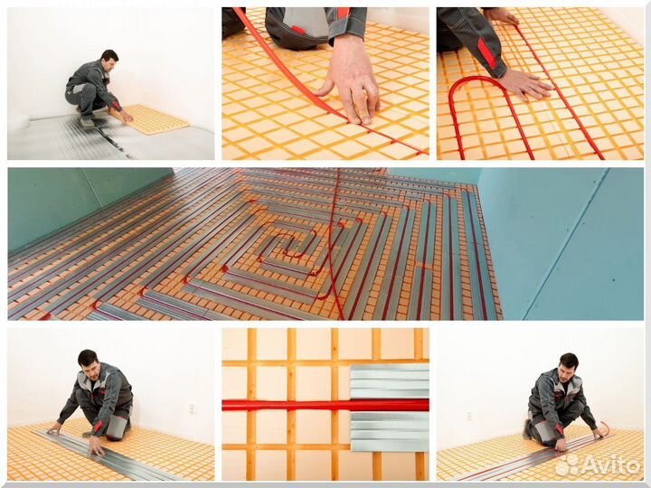 Теплый пол (пенопласт)