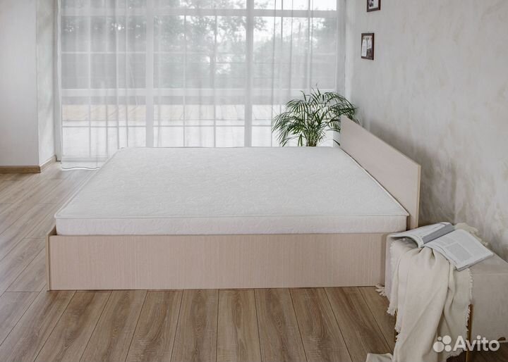 Кровать с матрасом 200х200 евро Милена