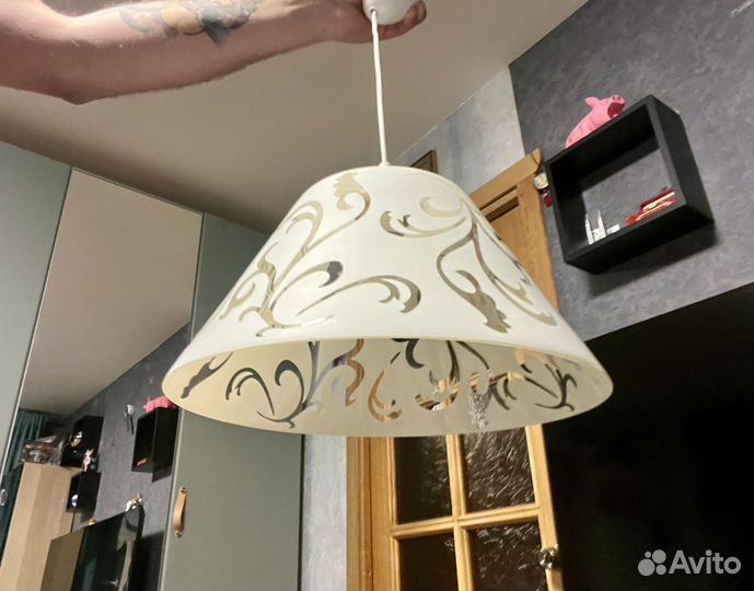 Люстра потолочная подвесная