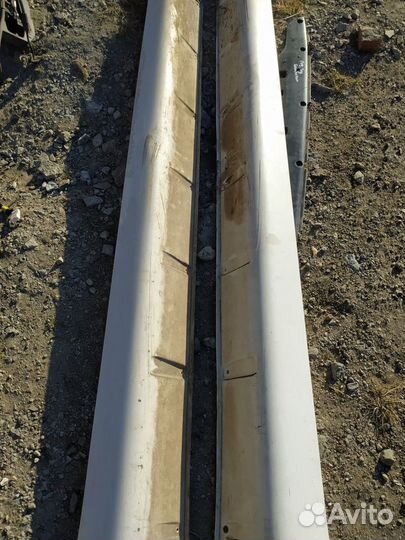 Накладка порога обвес Kia Quoris I рестайлинг (201