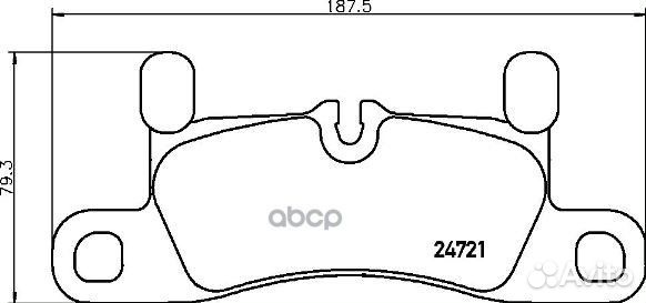 Колодки тормозные P65030 Brembo
