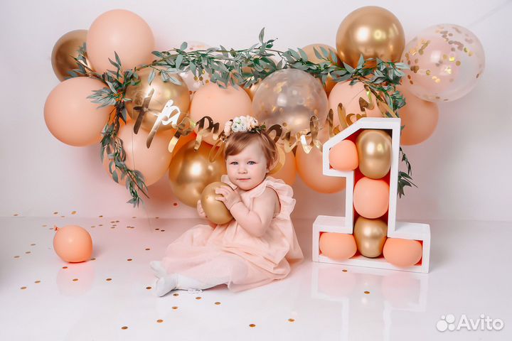 Фотосессия 1 годик все включено