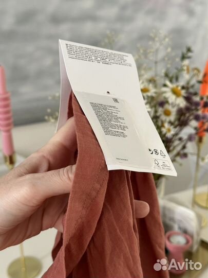 Скатерть новая лён hm home