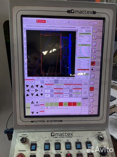 Станок лазерной резки металла mattex 2кВт 6м
