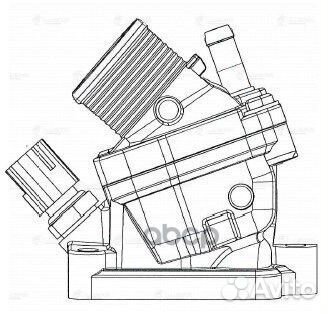 Термостат для а/м Volvo XC90 (02) 2.4D/2.5T (с