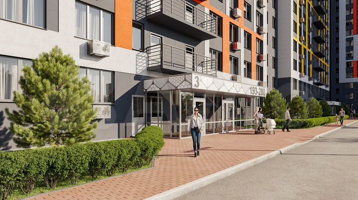 3-к. квартира, 83,8 м², 8/16 эт.