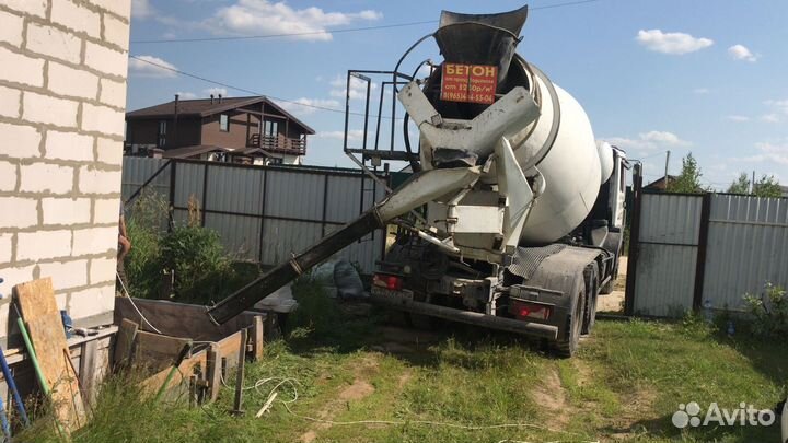 Бетон м100-м500(мы именно завод), насос (37м)