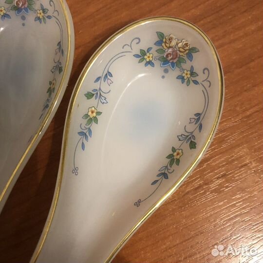 Фарфоровые ложки для мисо супа сща