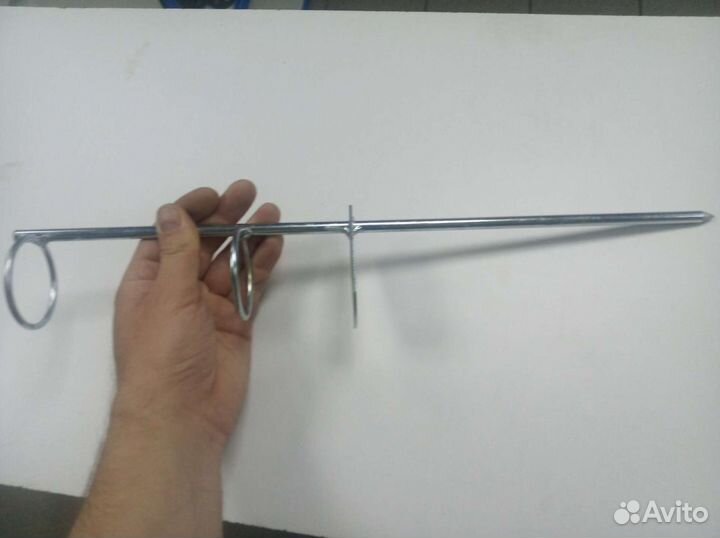 Тычка, подставка под удочку фидер нержавеющая