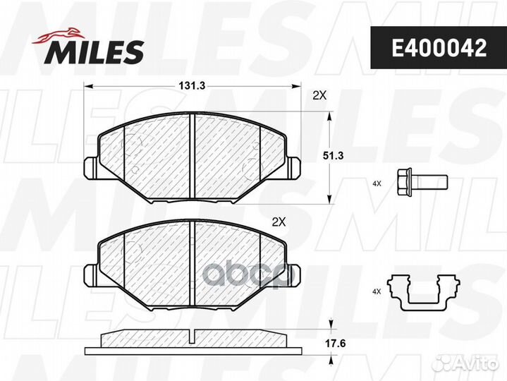 RowsКолодки тормозные передние VW polo (RUS) 11