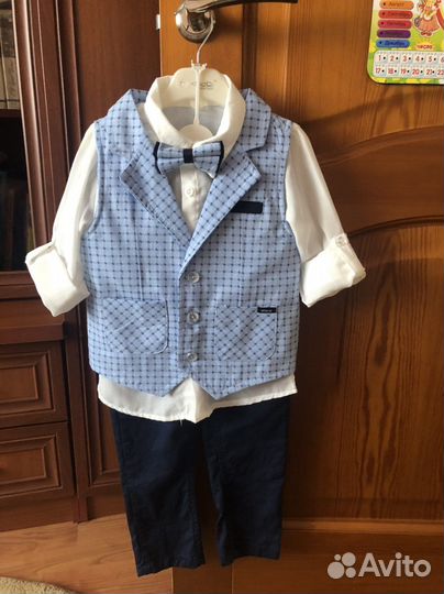 Костюм тройка для мальчика 110 см