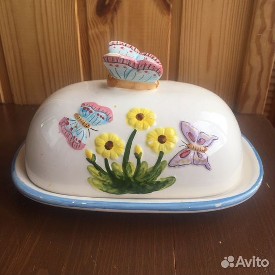 Масленка керамическая