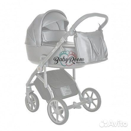 Roan Коляска 2 в1 Bass Next Shiny Grey/Black