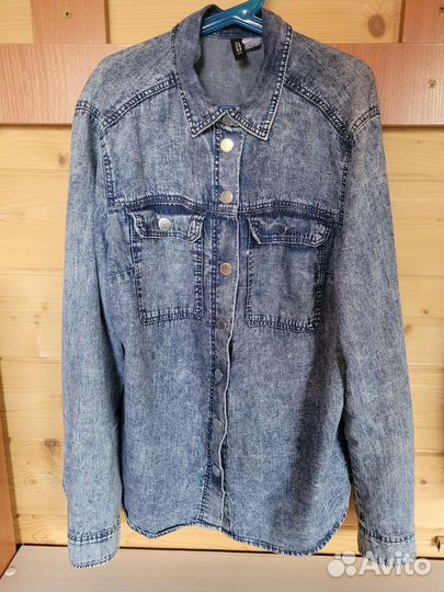 Джинсовая рубашка H&M