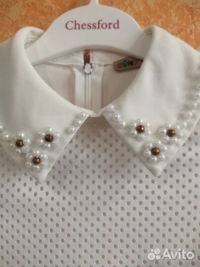 Блузка школьная на рост 140 см