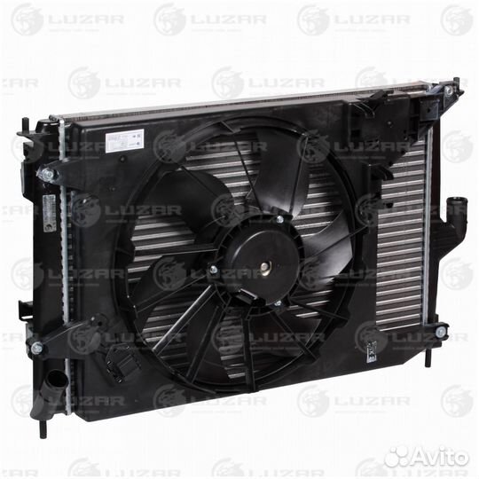 Блок охл. lada/renault largus/logan 08- AC+ (радиа