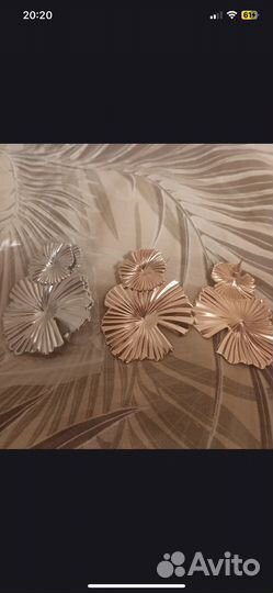 Эффектные серьги вечерние