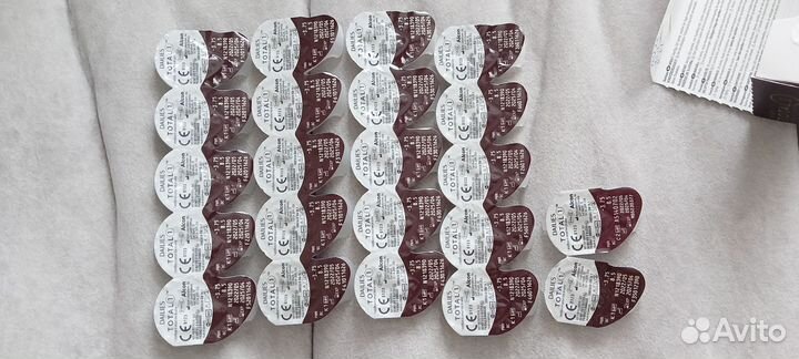 Линзы контактные однодневные-3,75