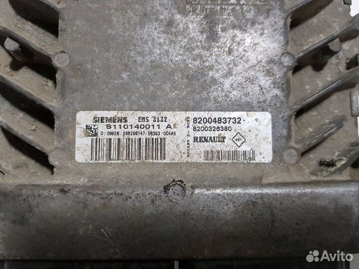 Блок управления двигателем Renault Logan 2007 1.4