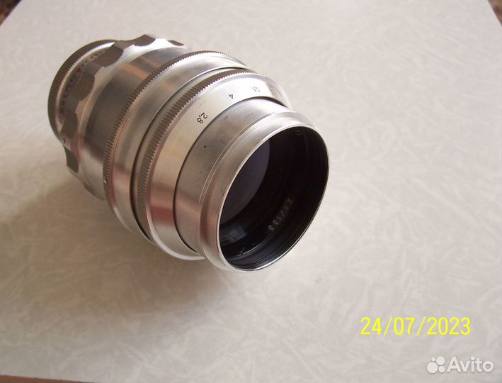 Белый объектив Таир 11 133/2.8