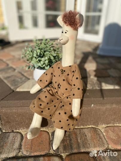 Интерьерная игрушка Лама