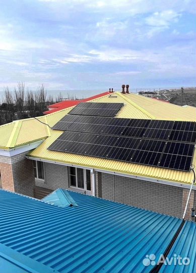 Комплект солнечных панелей с установкой под ключ