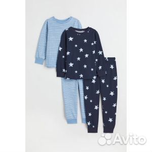 2 пижамы H&M Stars, темно-синий
