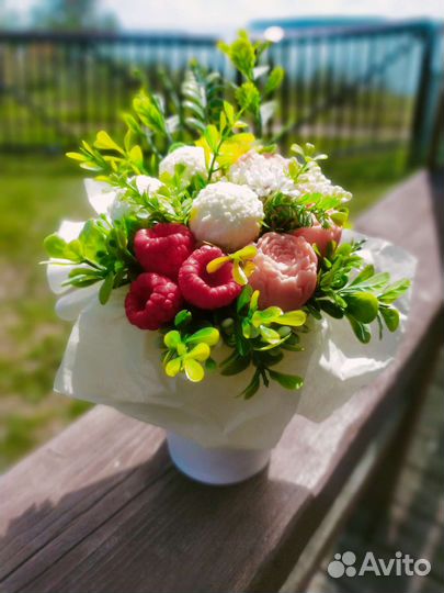 Букет цветов из мыла