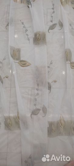 Шторы тюль с ламбрекеном