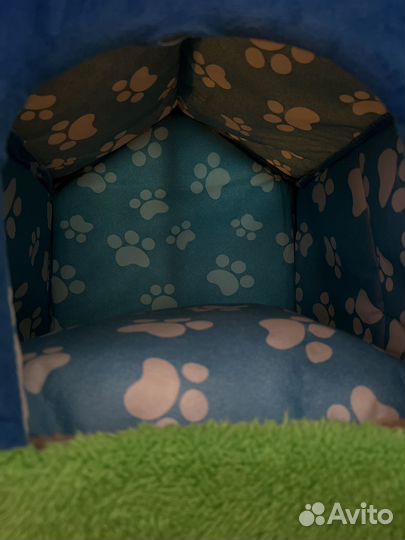 Лежанка домик для собаки